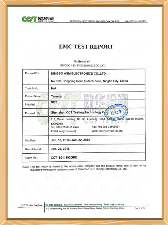 INFORME DE PRUEBA DE CEM